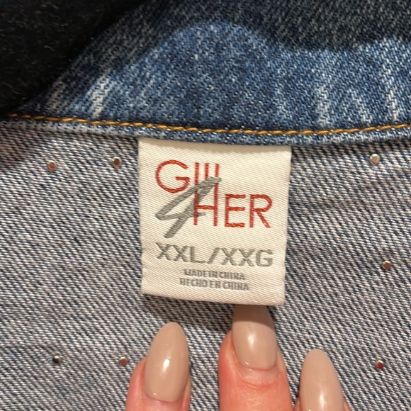 NWT NFL G-III 4her Carl Banks Game Ball Denim Jacket Indianapolis Colts football - Picture 10 of 13